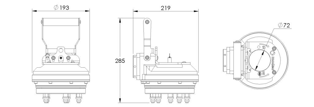 Head - banjo heavy layout