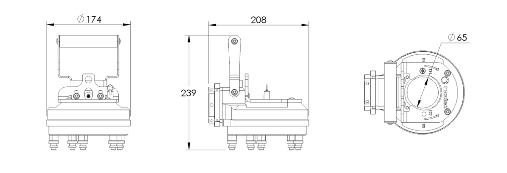 Head - banjo standard layout